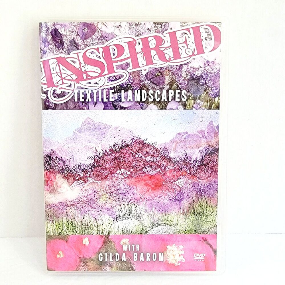 Inspired Textile Landscapes DVD with Gilda Baron 10 Chapter Painting Workshop